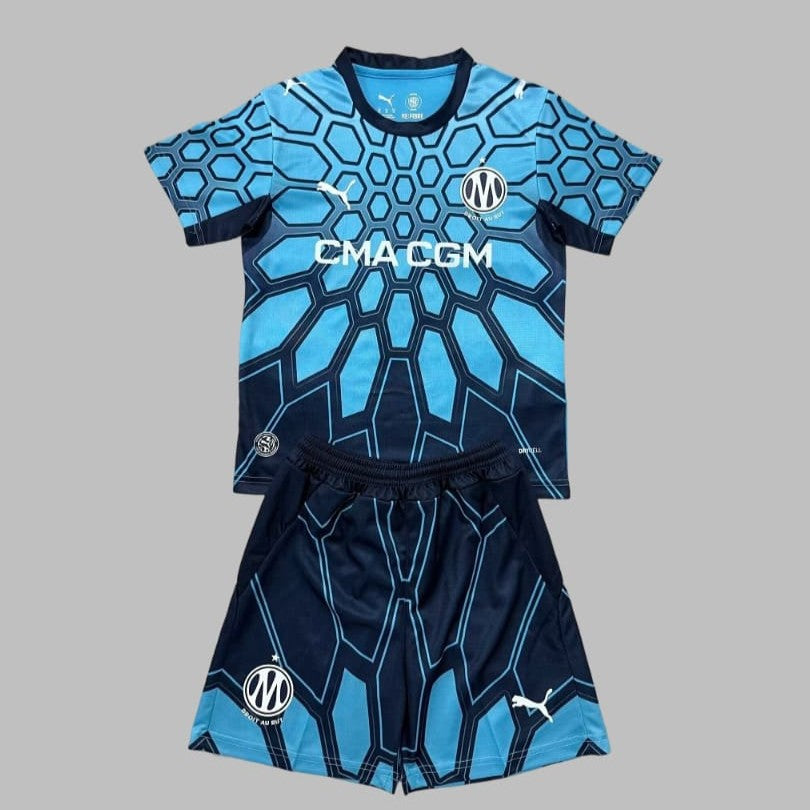 Marseille 26/27 Gardien Bleu Kit Enfant