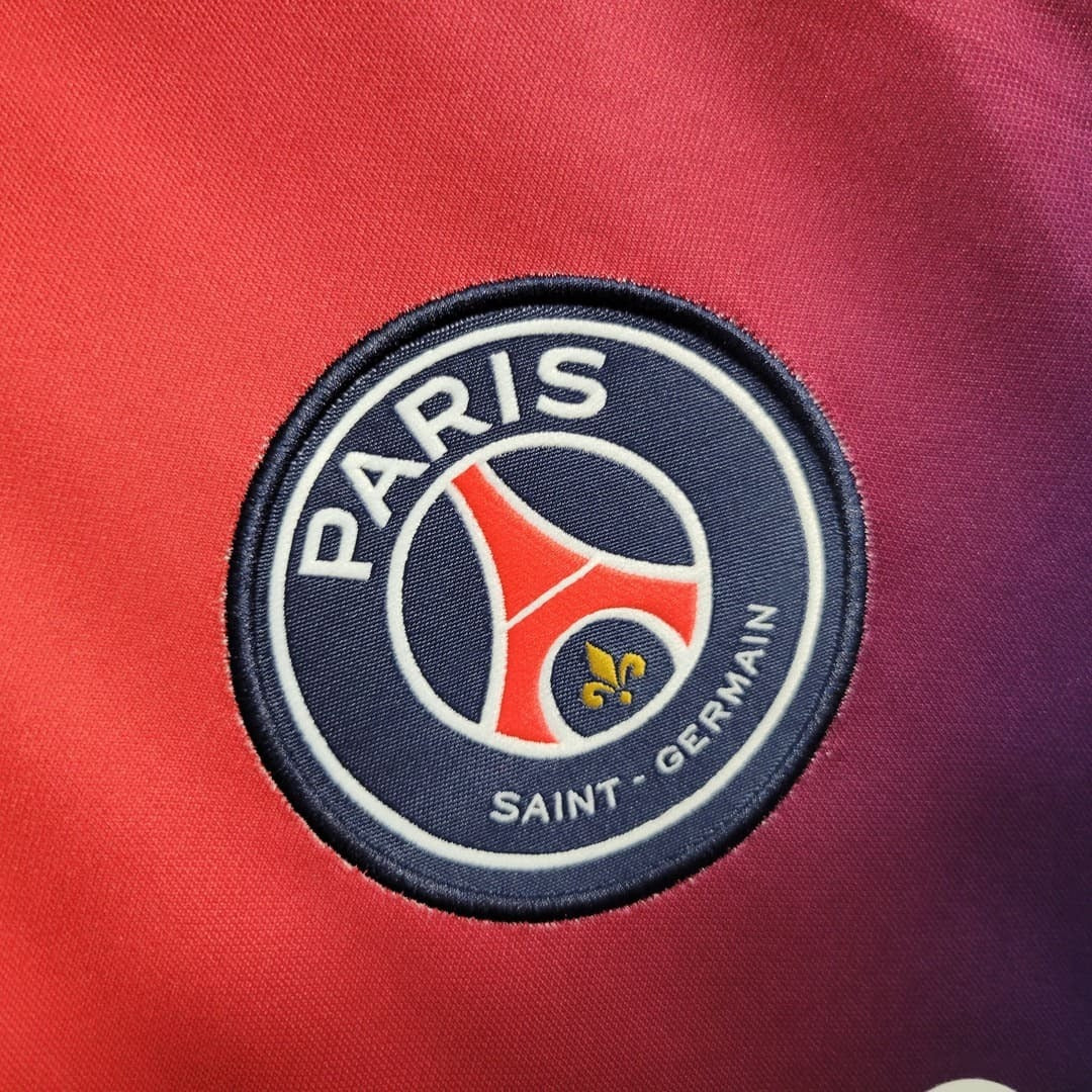 Paris Saint-Germain 23/24 Maillot Echauffement Bleu & Rouge