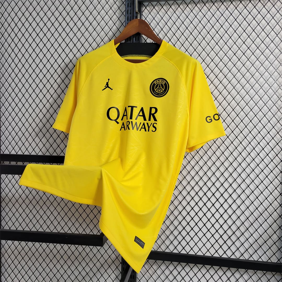 Paris Saint-Germain 23/24 Maillot Entrainement Jaune