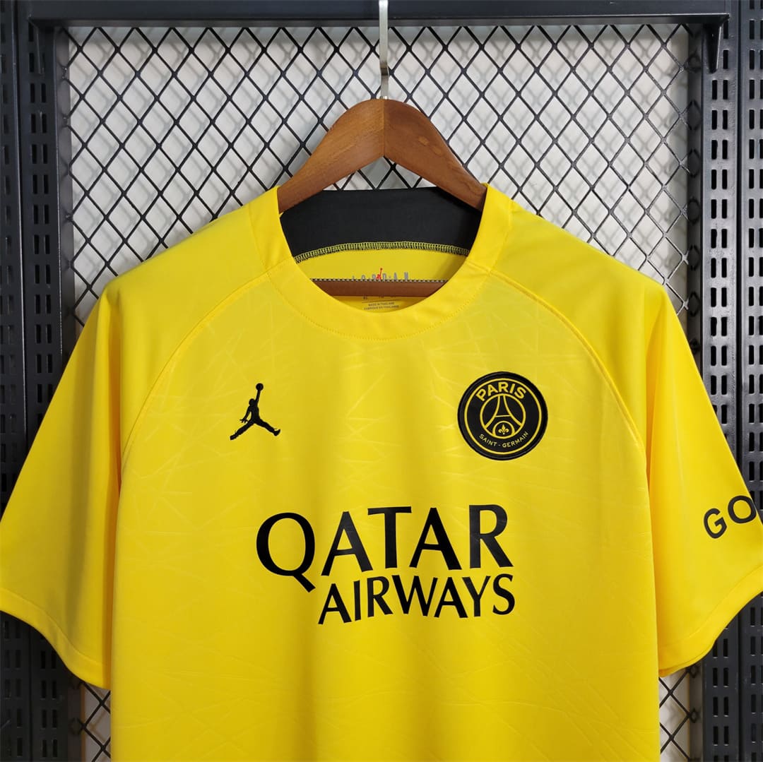 Paris Saint-Germain 23/24 Maillot Entrainement Jaune