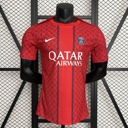 Paris Saint-Germain 25/26 Maillot Entrainement Rouge - Version Player