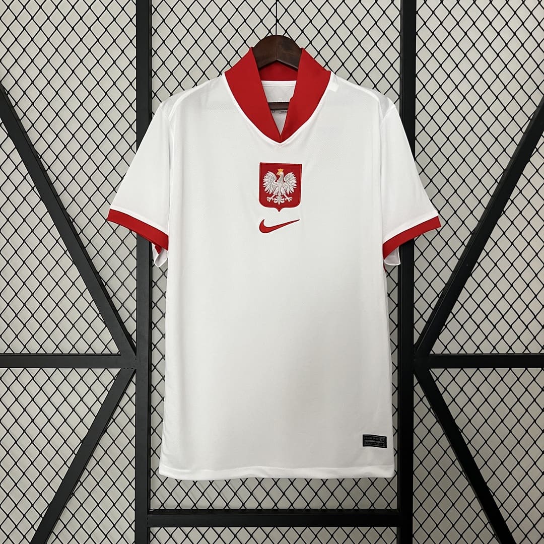 Pologne 2024 Maillot Domicile