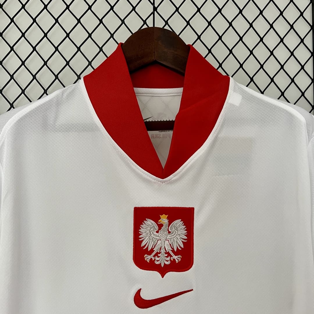 Pologne 2024 Maillot Domicile