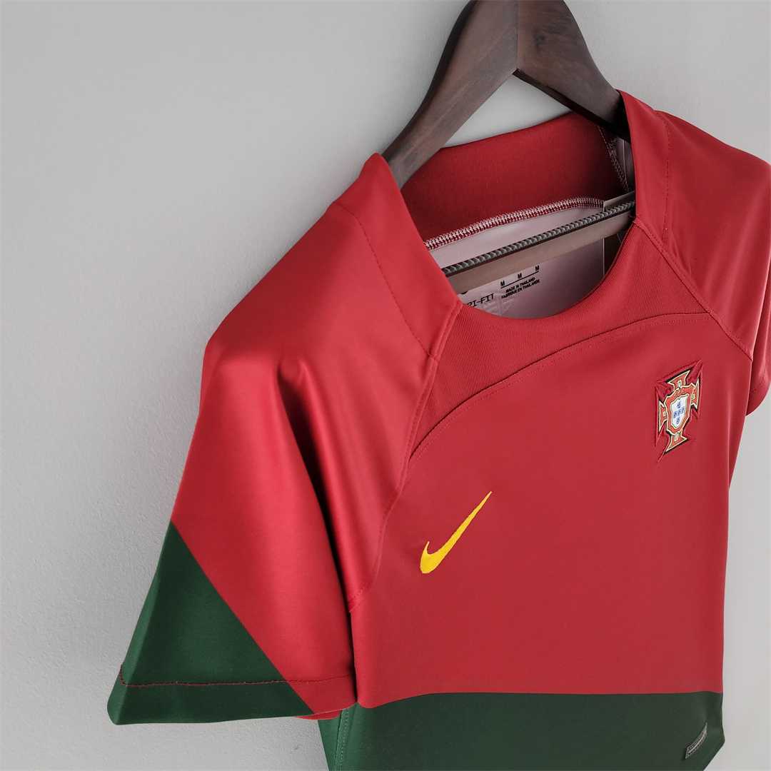 Portugal 2022 Maillot Domicile Femmes