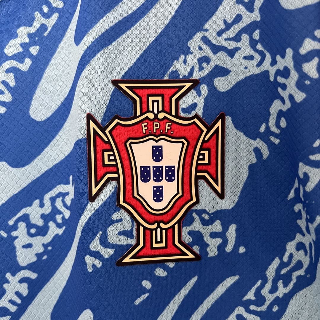 Portugal 2024 Maillot Gardien Bleu