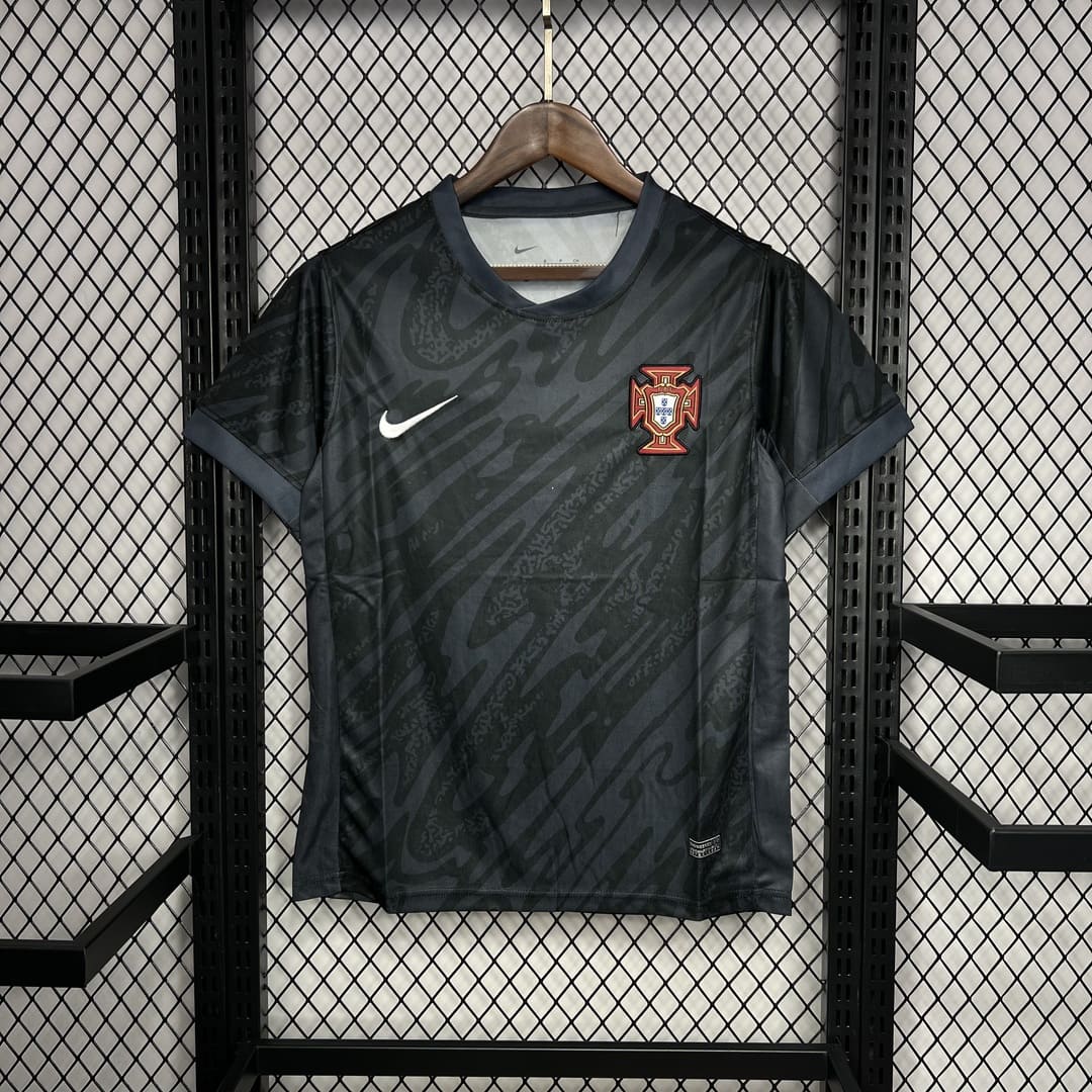 Portugal 2024 Maillot Gardien Noir