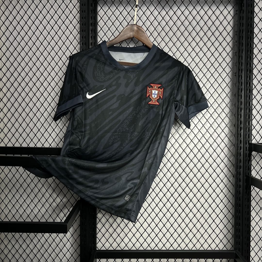 Portugal 2024 Maillot Gardien Noir