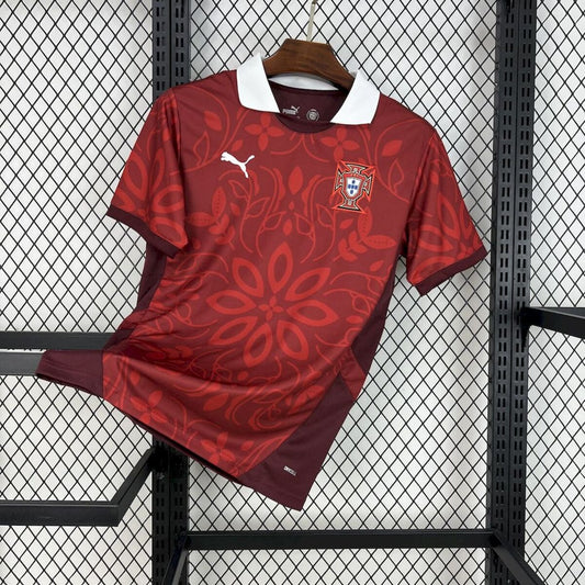 Portugal 2025 Maillot Entrainement Rouge