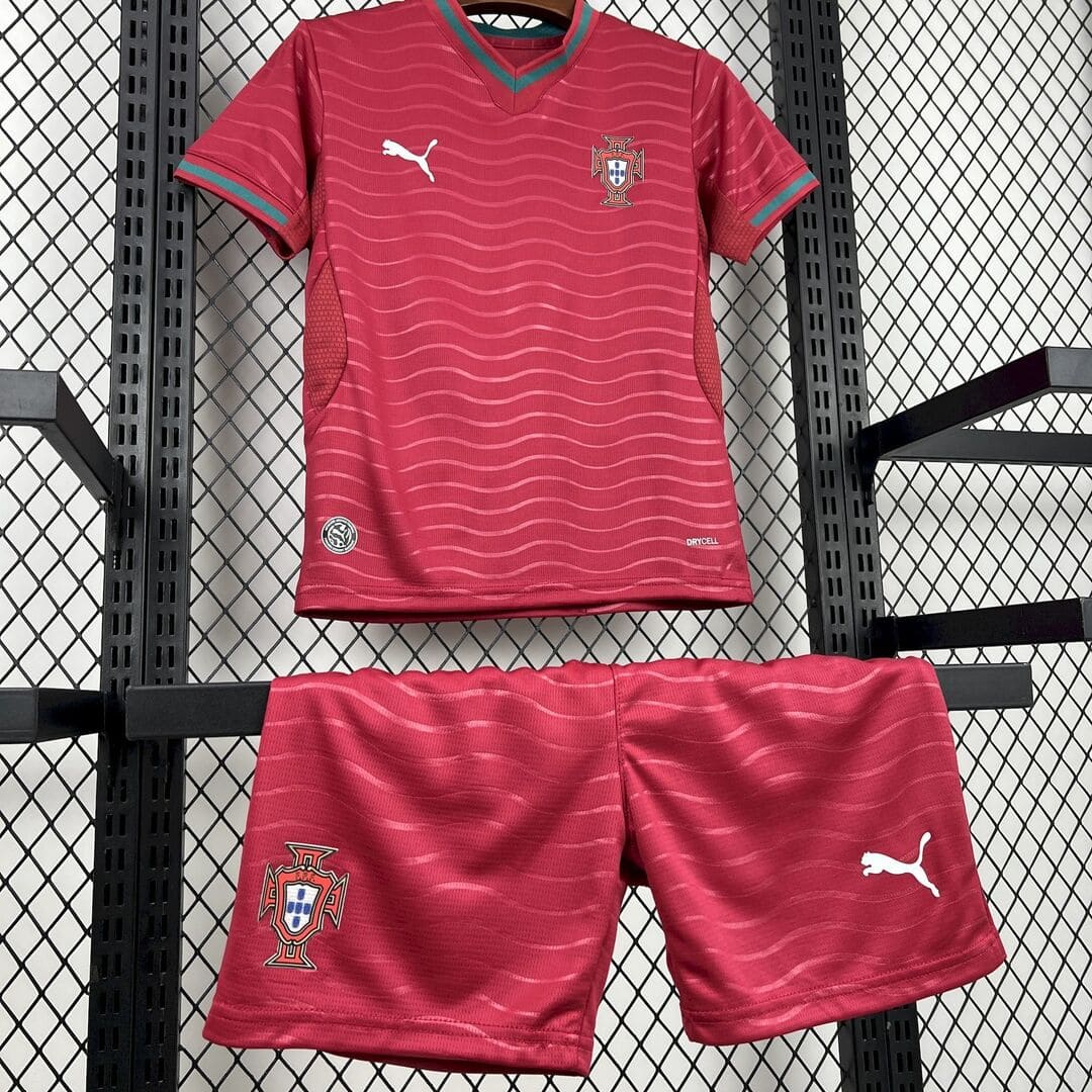 Portugal 2026 Maillot Domicile Kit Enfant