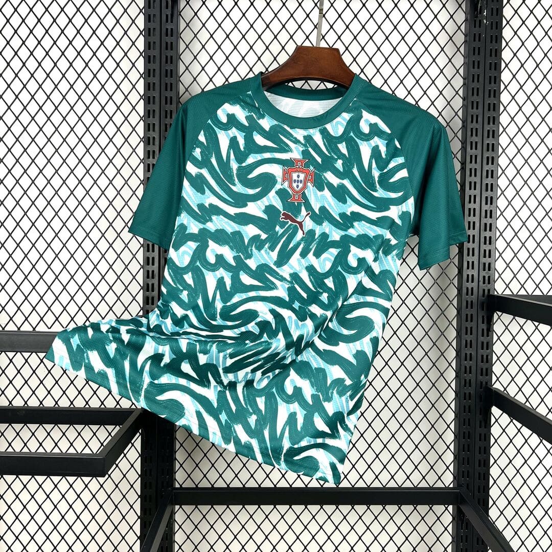 Portugal 2026 Maillot Échauffement Vert