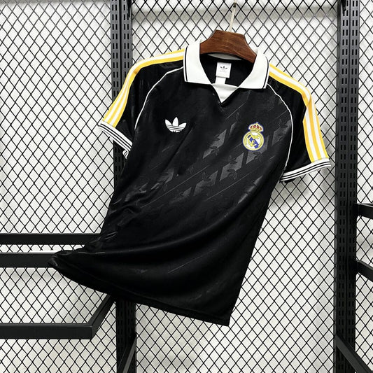 Real Madrid 25/26 Maillot Vintage Noir
