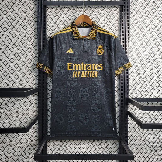 Real Madrid 23/24 Maillot Concept Logos Noirs