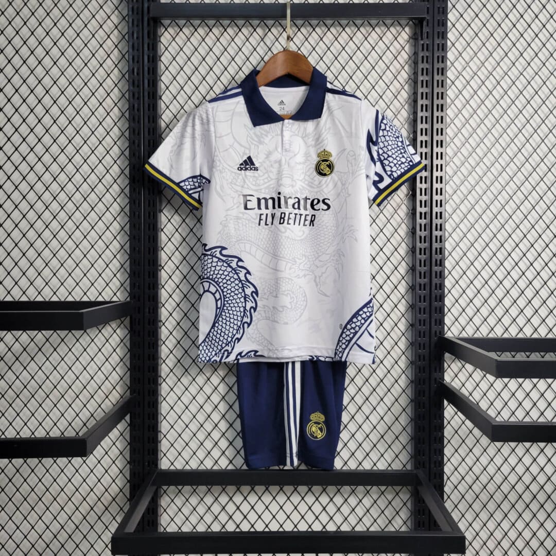 Real Madrid 23/24 Dragon Blanc Kit Enfant