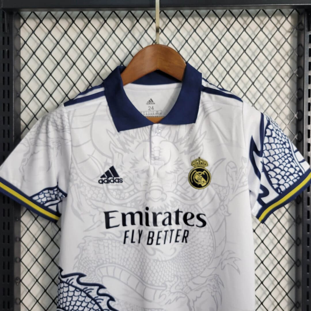 Real Madrid 23/24 Dragon Blanc Kit Enfant