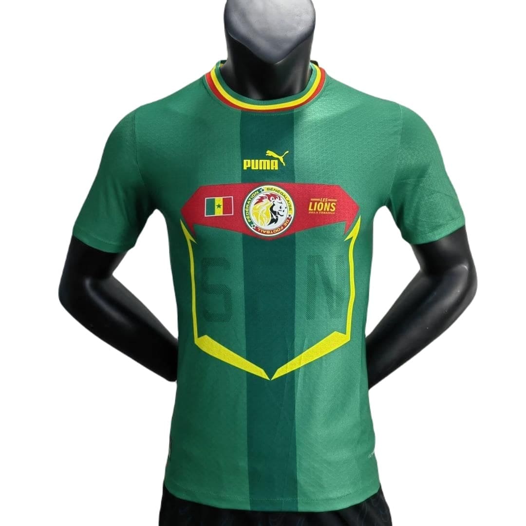 Sénégal 2022 Maillot Extérieur Vert - Version Player