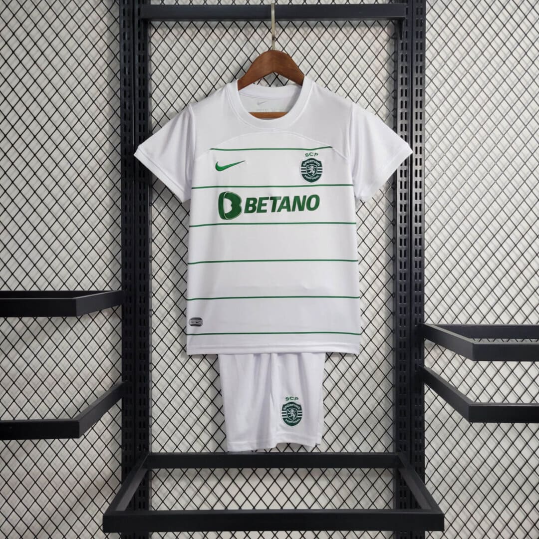 Sporting Lisbonne 23/24 Extérieur Kit Enfant