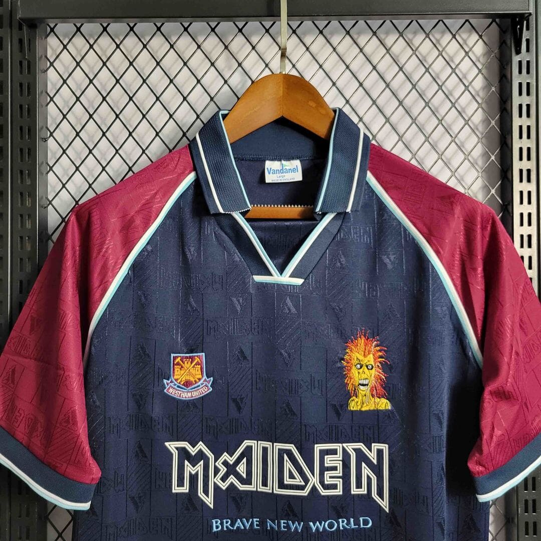 West Ham 99/2000 Maillot Iron Maiden
