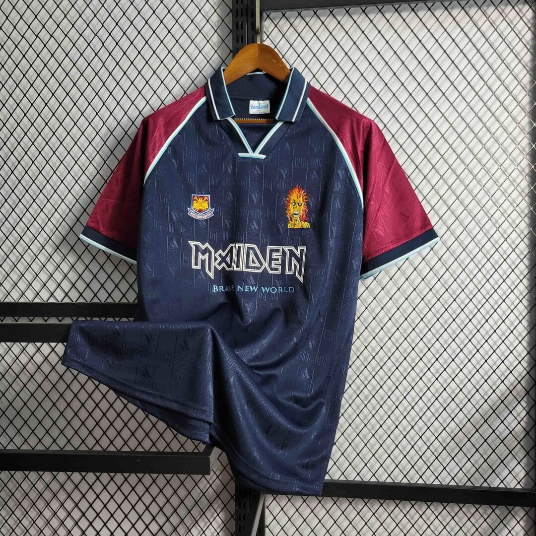 West Ham 99/2000 Maillot Iron Maiden