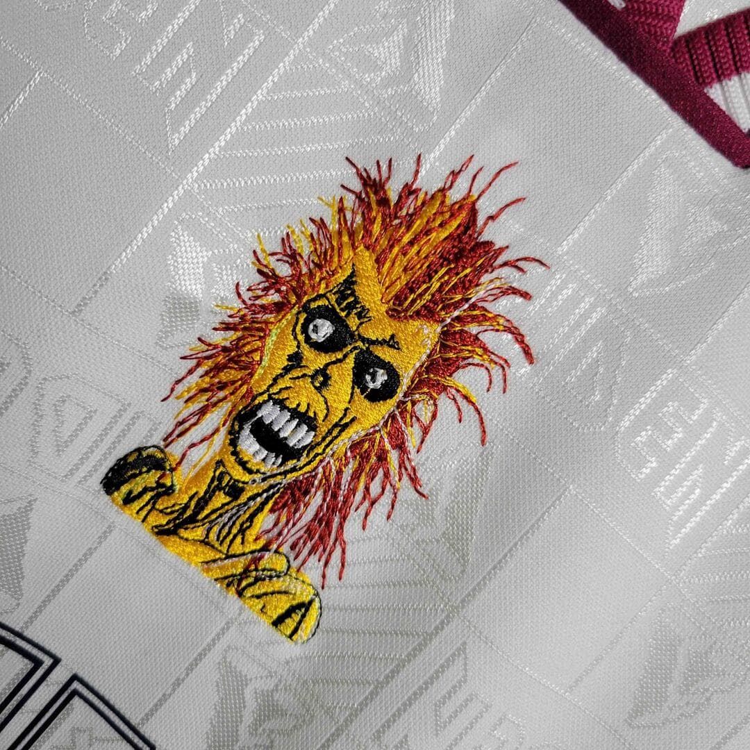 West Ham 99/2000 Maillot Iron Maiden Blanc