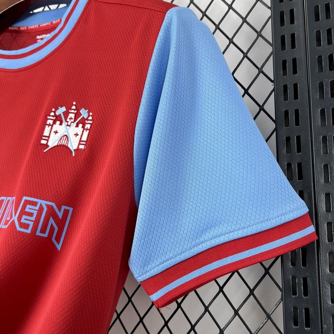 West Ham 2025 Maillot Iron Maiden 50ᵉ Annniversaire