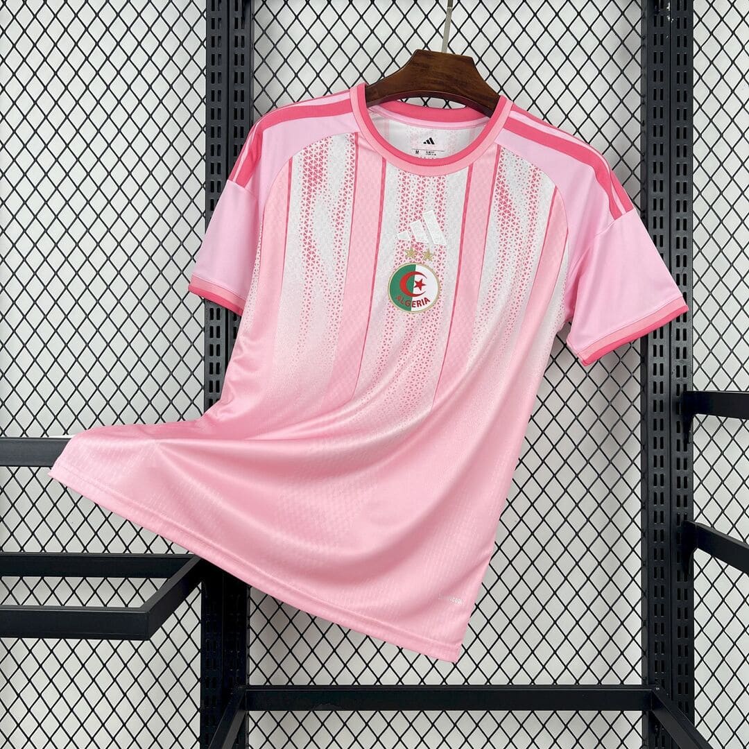Algérie 2026 Maillot Echauffement Rose