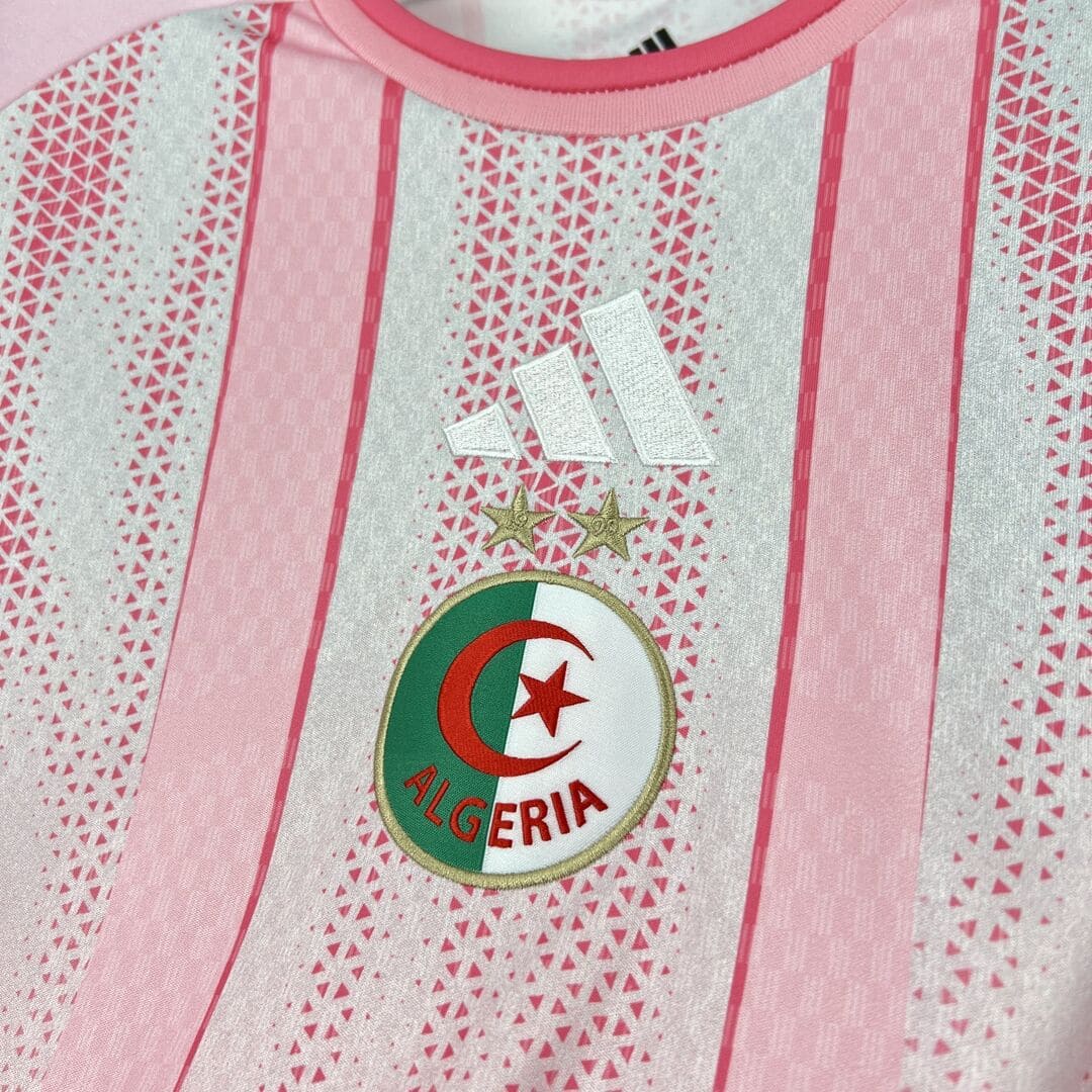 Algérie 2026 Maillot Echauffement Rose