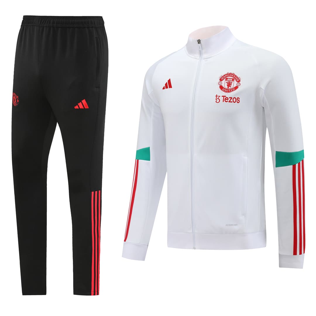 Manchester United 23/24 - Veste/Survêtement Blanc