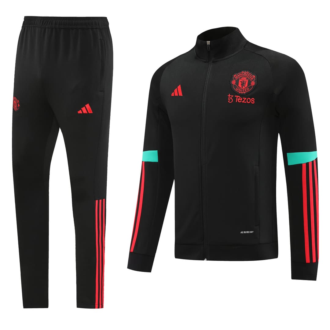 Manchester United 23/24 - Veste/Survêtement Noir 2