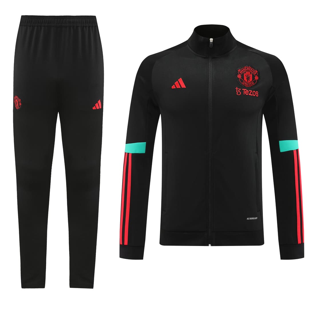 Manchester United 23/24 - Veste/Survêtement Noir 2