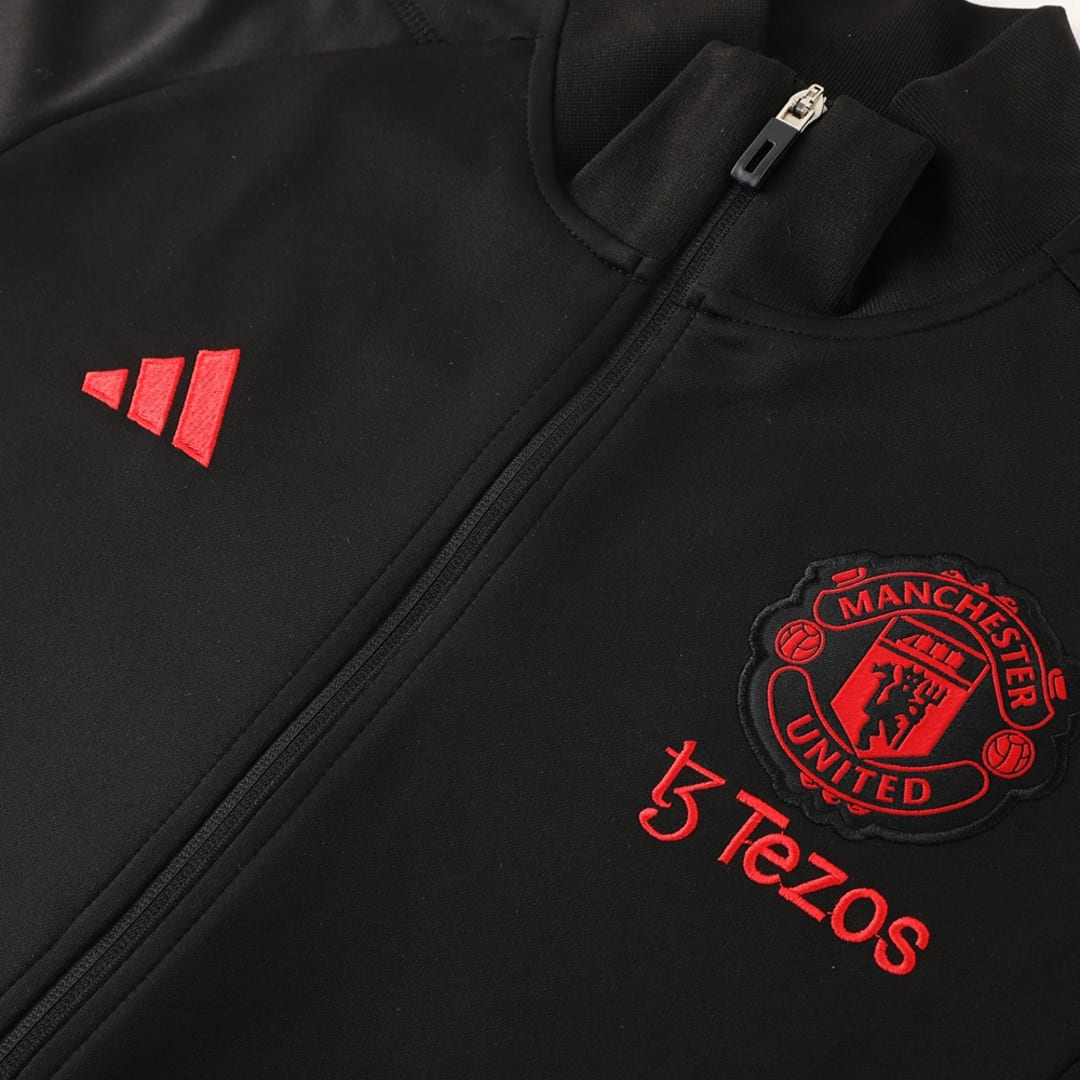 Manchester United 23/24 - Veste/Survêtement Noir 2