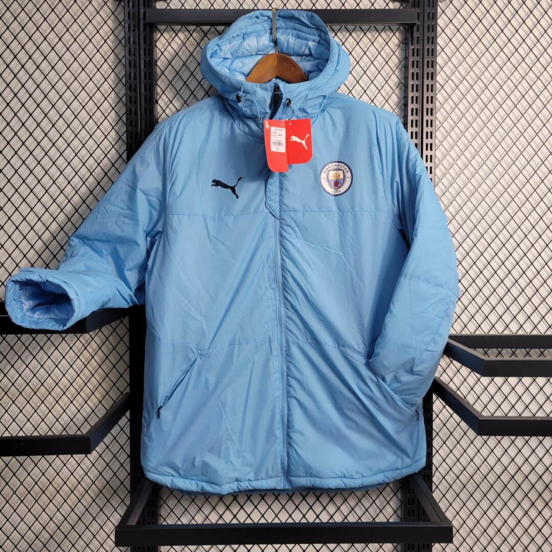 Manchester City 23/24 - Manteau Bleu Ciel