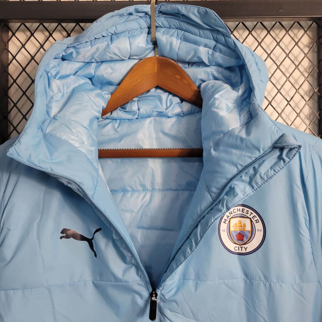 Manchester City 23/24 - Manteau Bleu Ciel