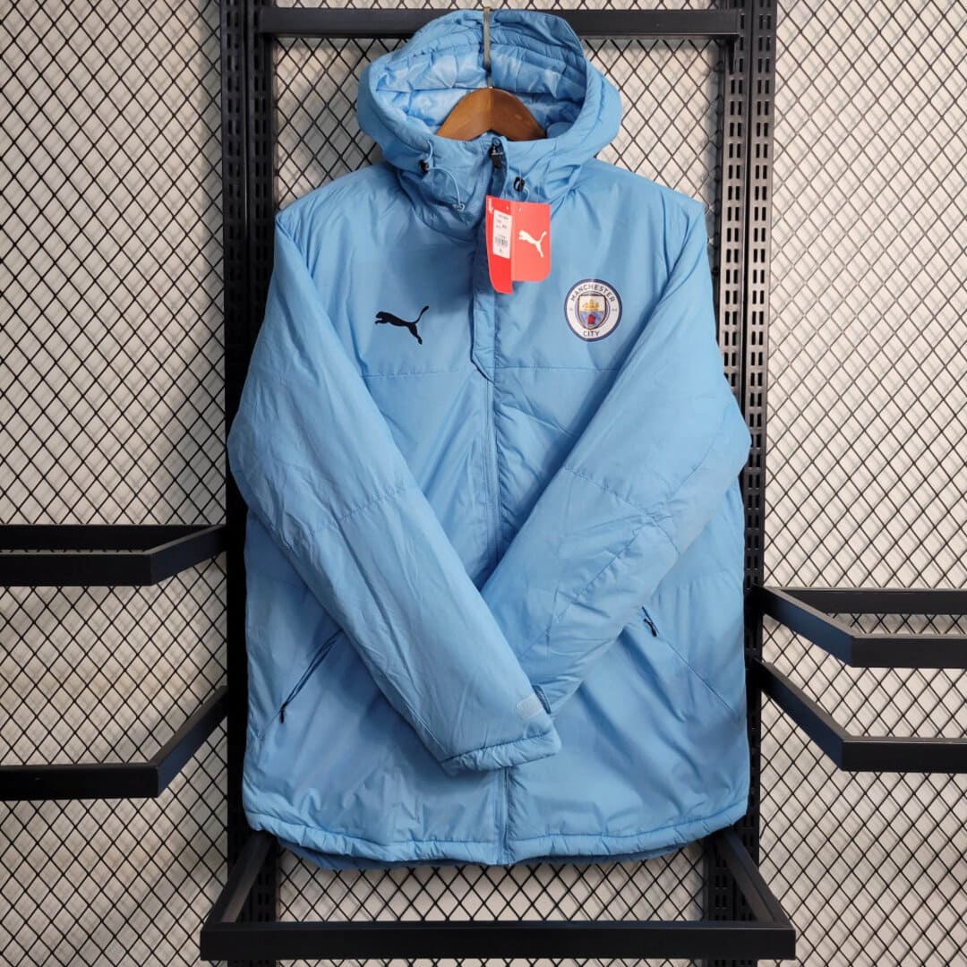 Manchester City 23/24 - Manteau Bleu Ciel