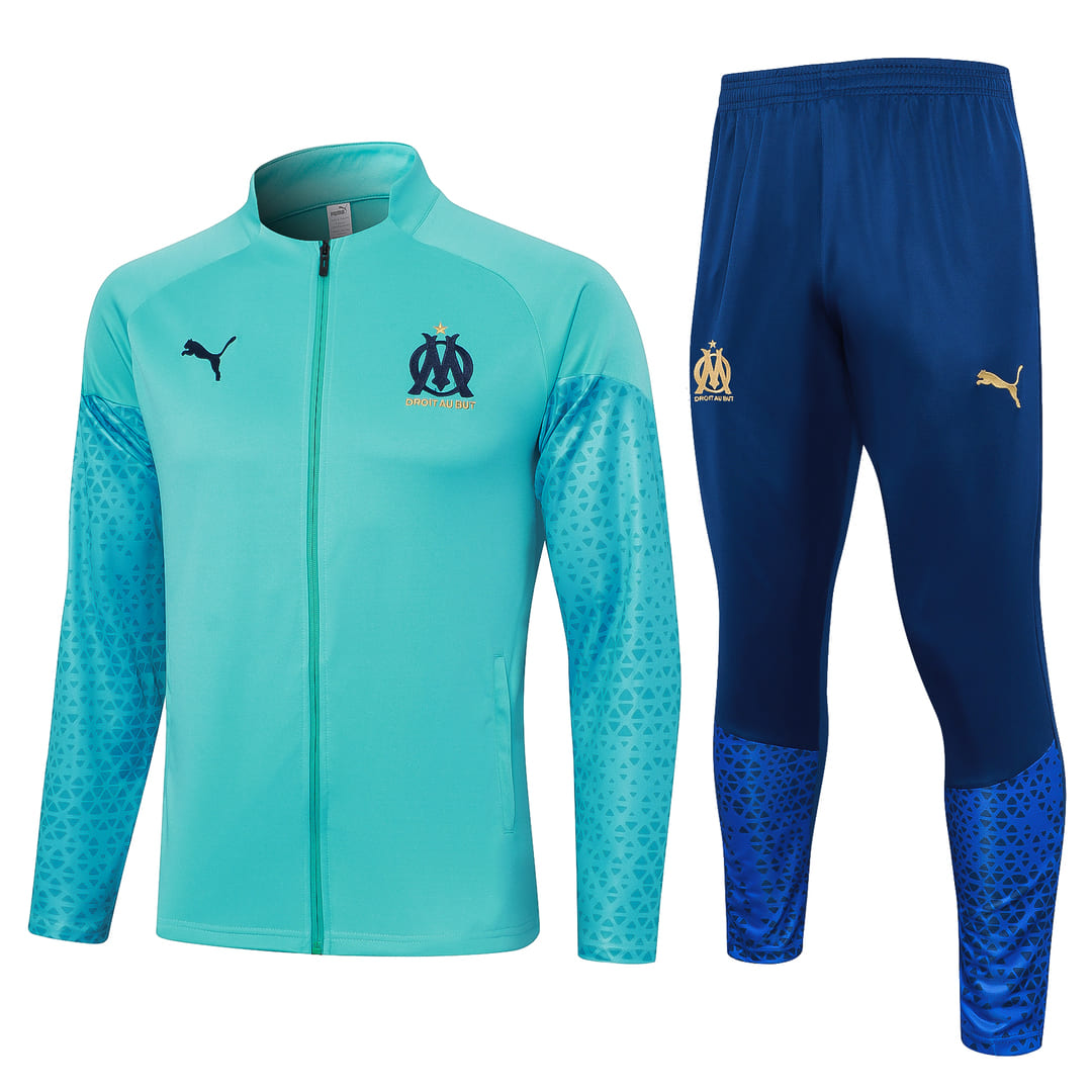 Olympique de Marseille 23/24 - Veste/Survêtement Cyan