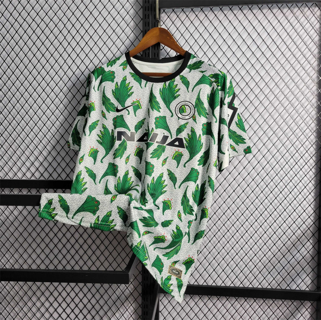 Nigeria 2022-24 Maillot Entrainement Blanc