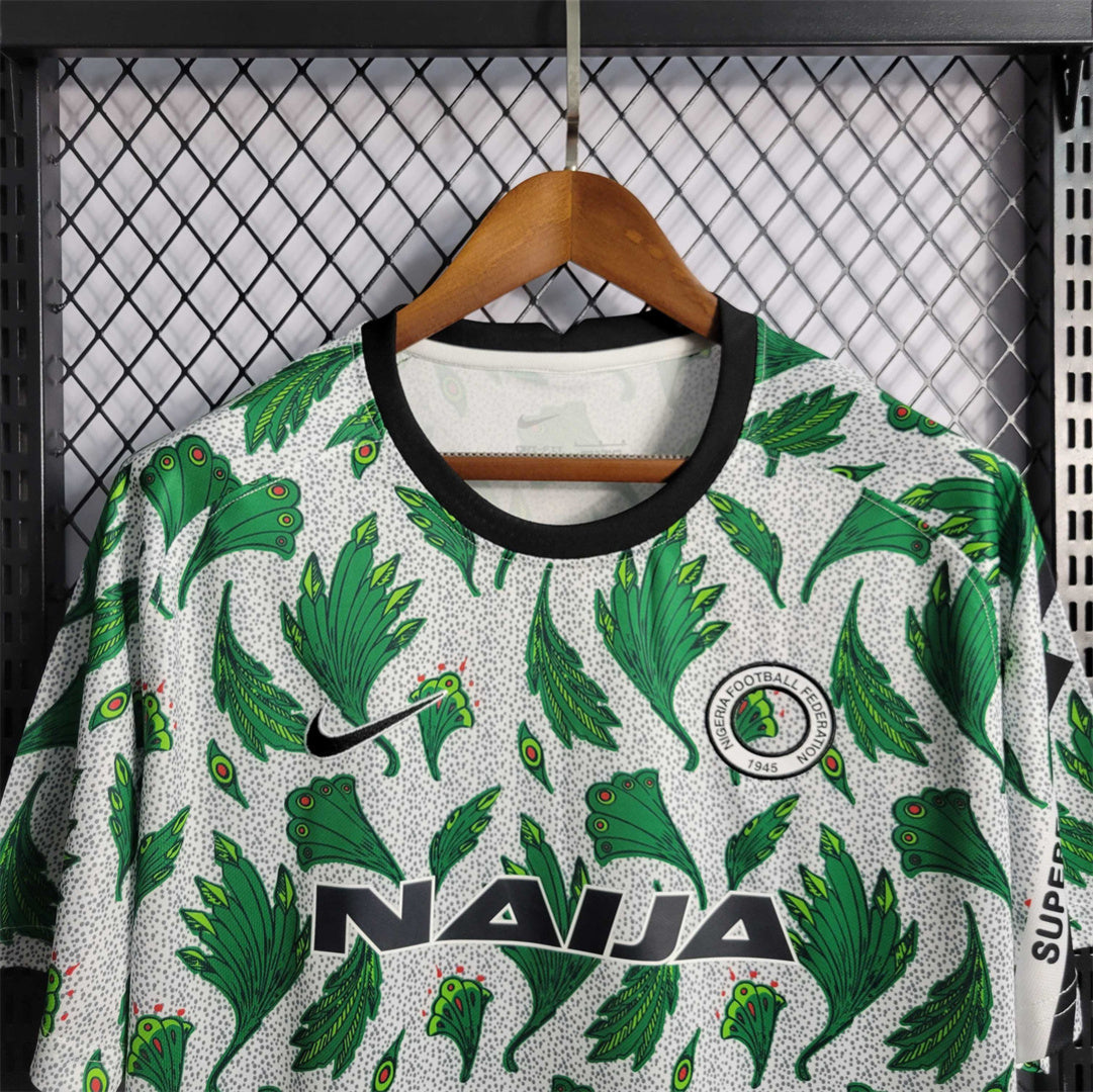 Nigeria 2022-24 Maillot Entrainement Blanc