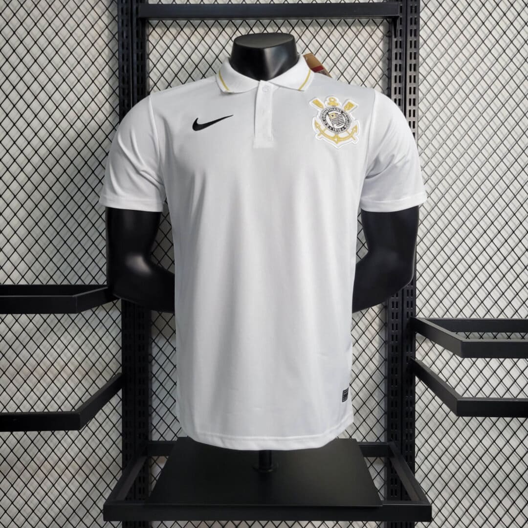 Corinthians 2023 Polo Blanc