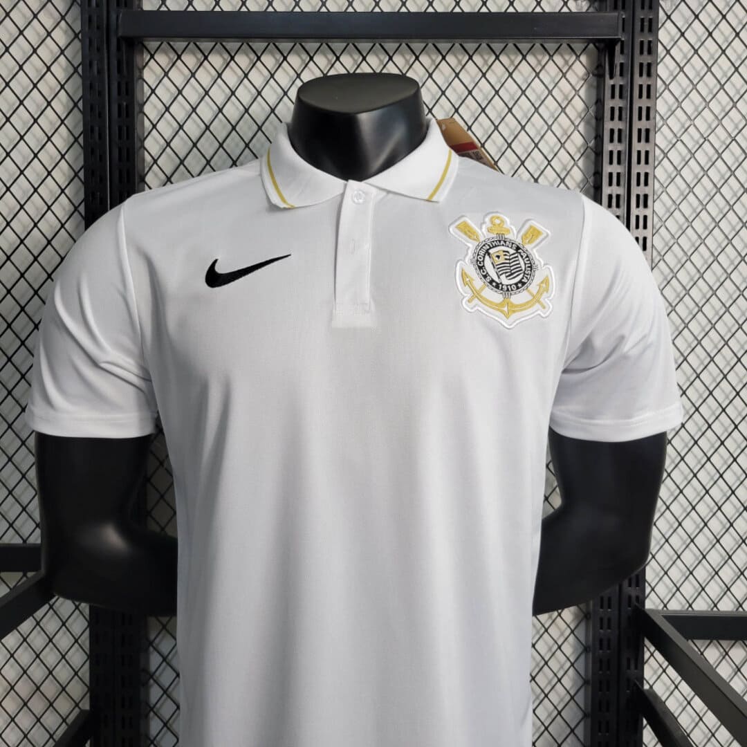 Corinthians 2023 Polo Blanc