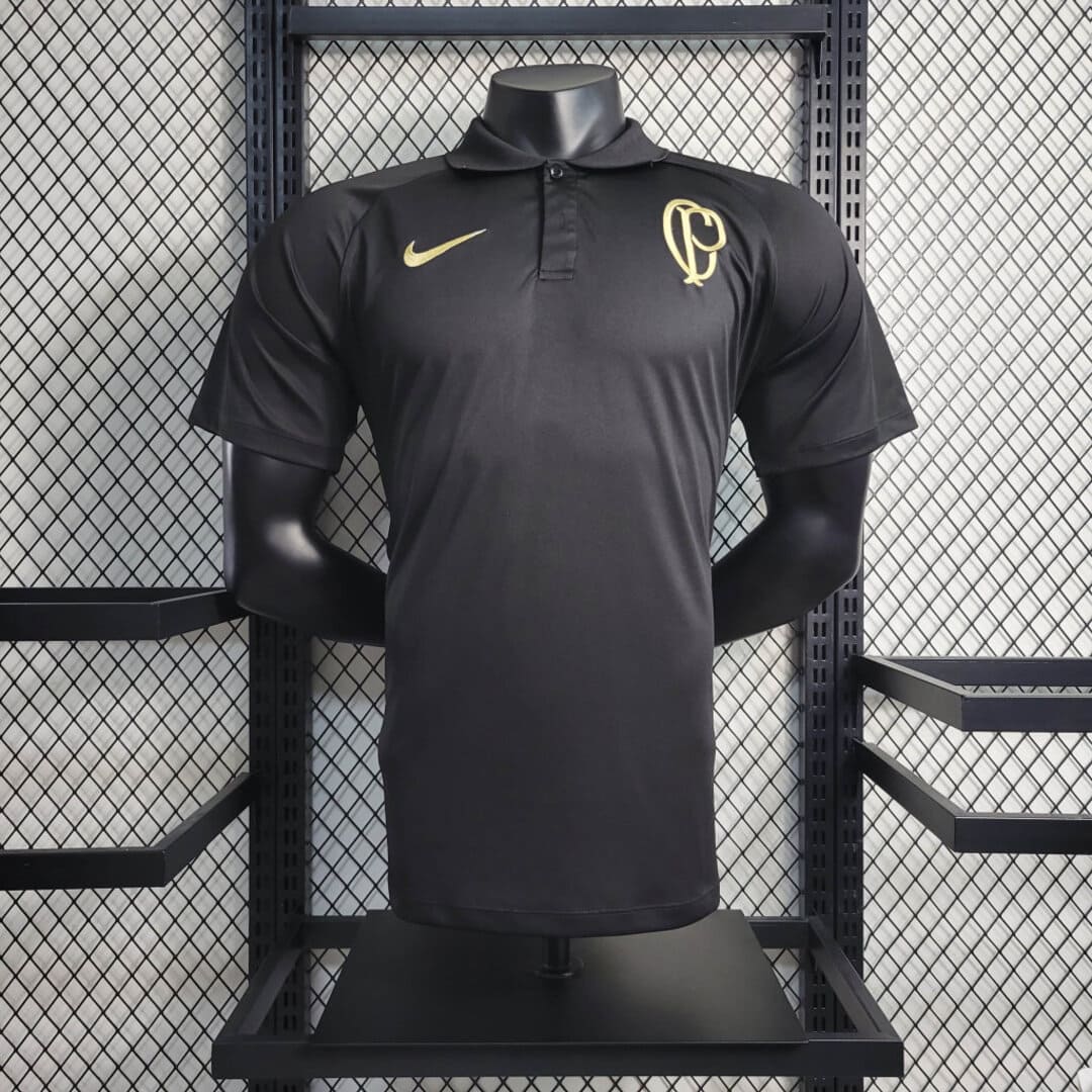 Corinthians 2023 Polo Noir Spécial