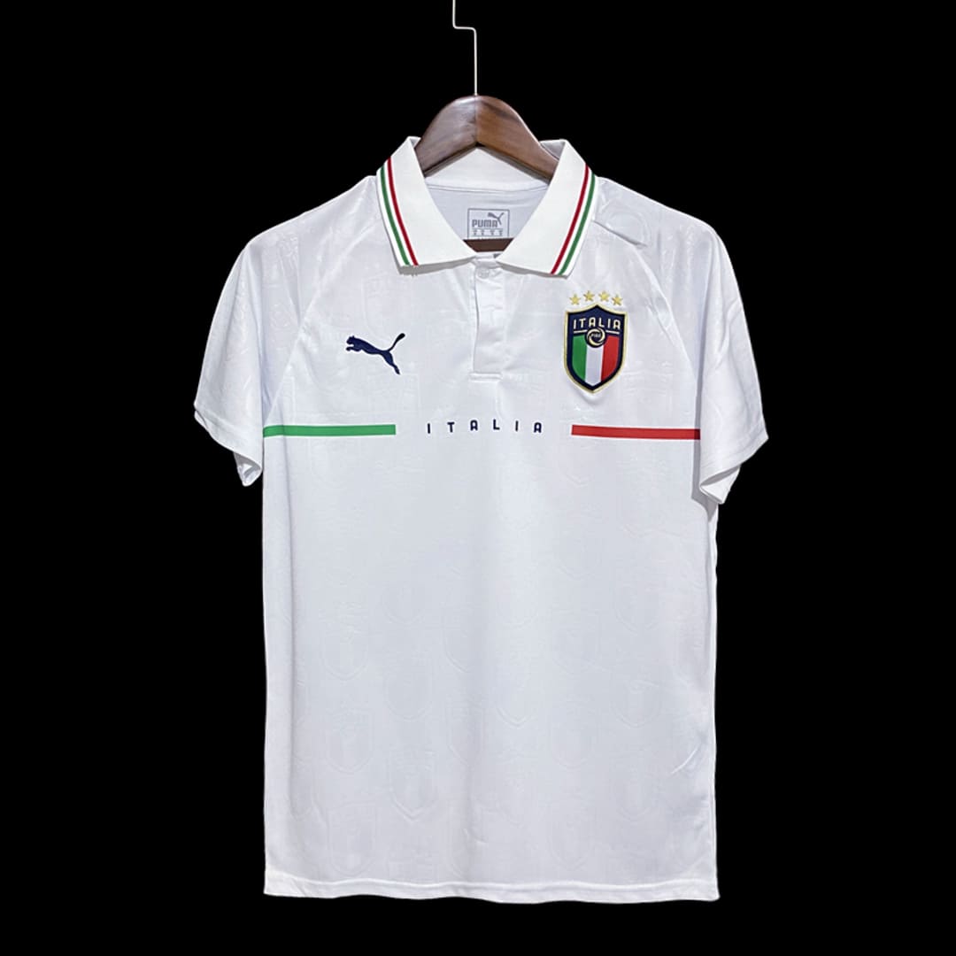 Italie 2021 Polo Blanc