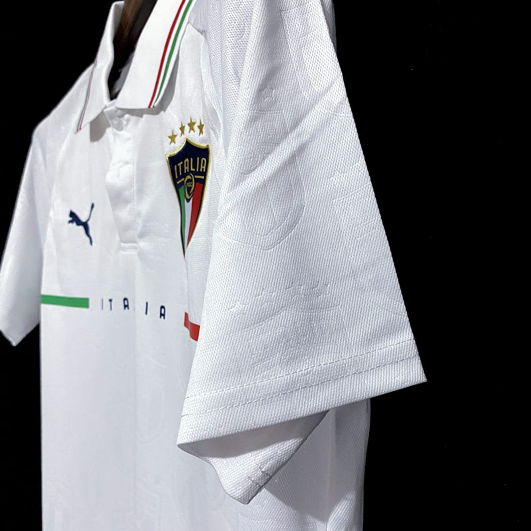 Italie 2021 Polo Blanc