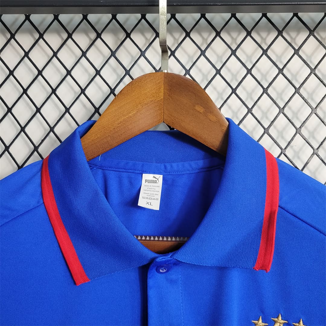 Italie 2022 Polo Bleu