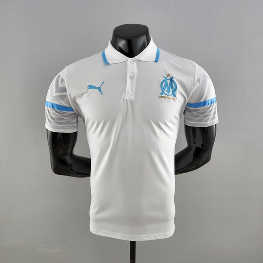 Marseille 22/23 Polo Blanc