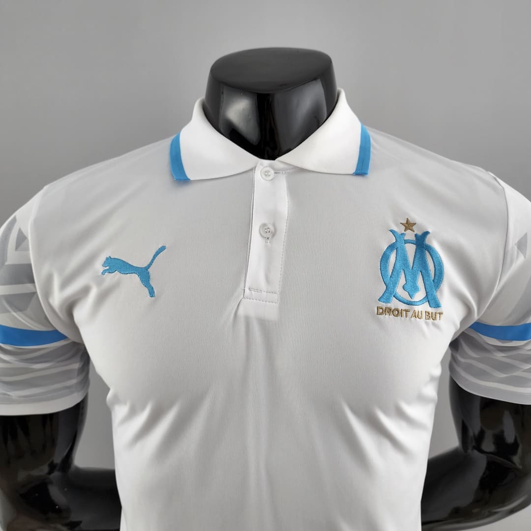 Marseille 22/23 Polo Blanc