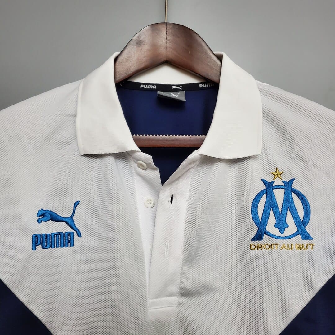 Marseille 21/22 Polo Blanc & Bleu