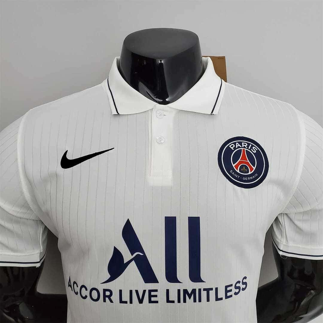 Paris Saint-Germain 2021/22 Polo Blanc