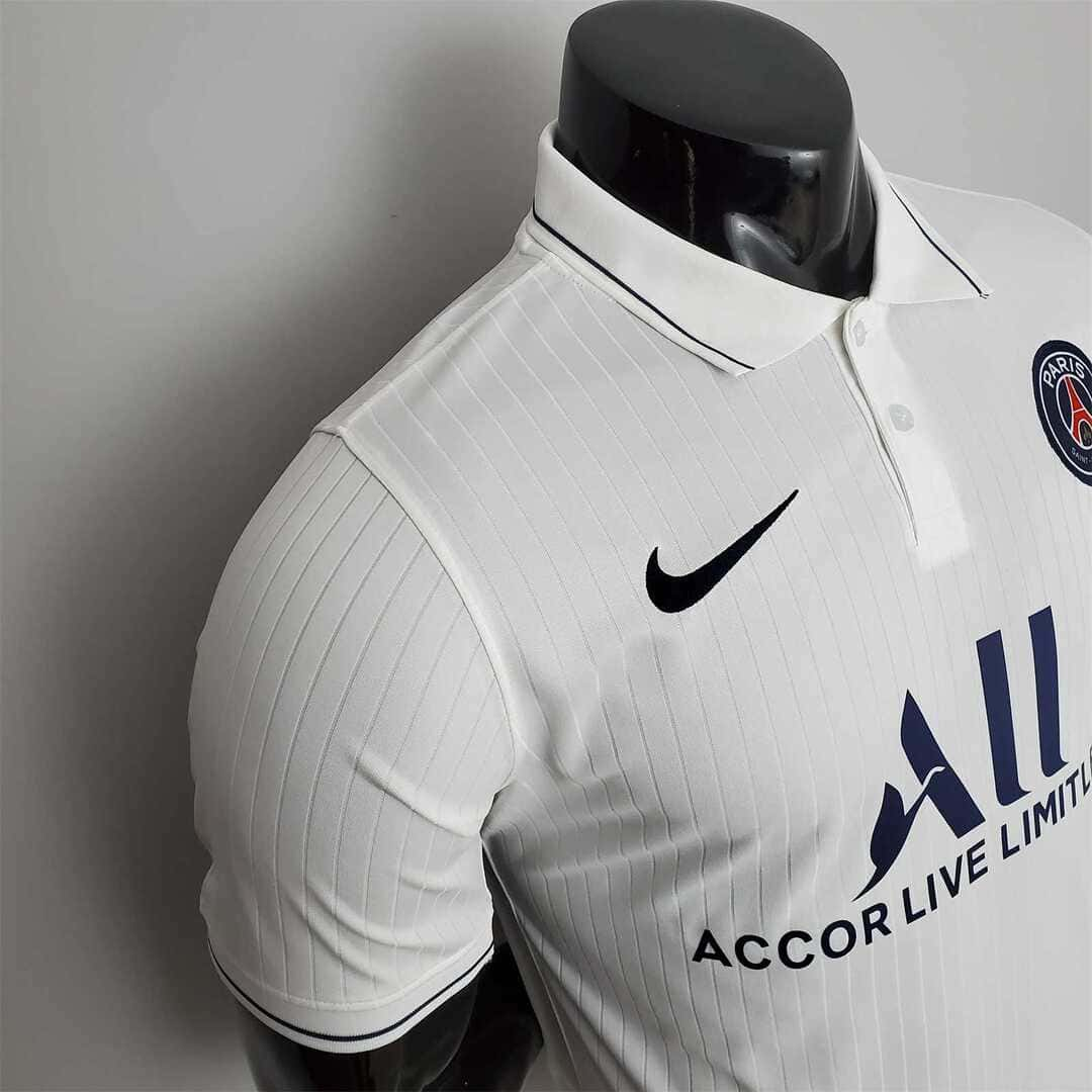 Paris Saint-Germain 2021/22 Polo Blanc