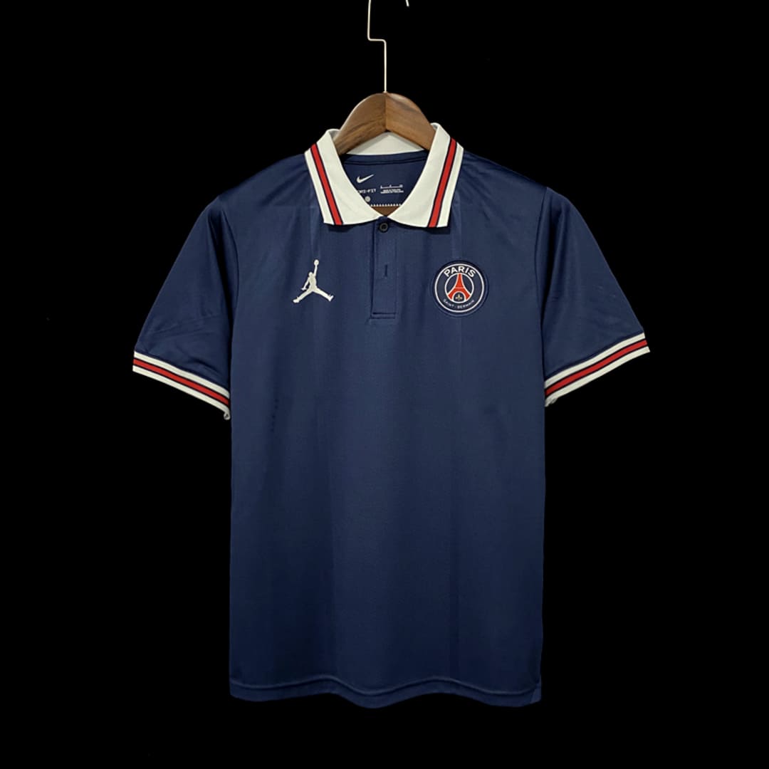 Paris Saint-Germain 2021/22 Polo Jordan Bleu