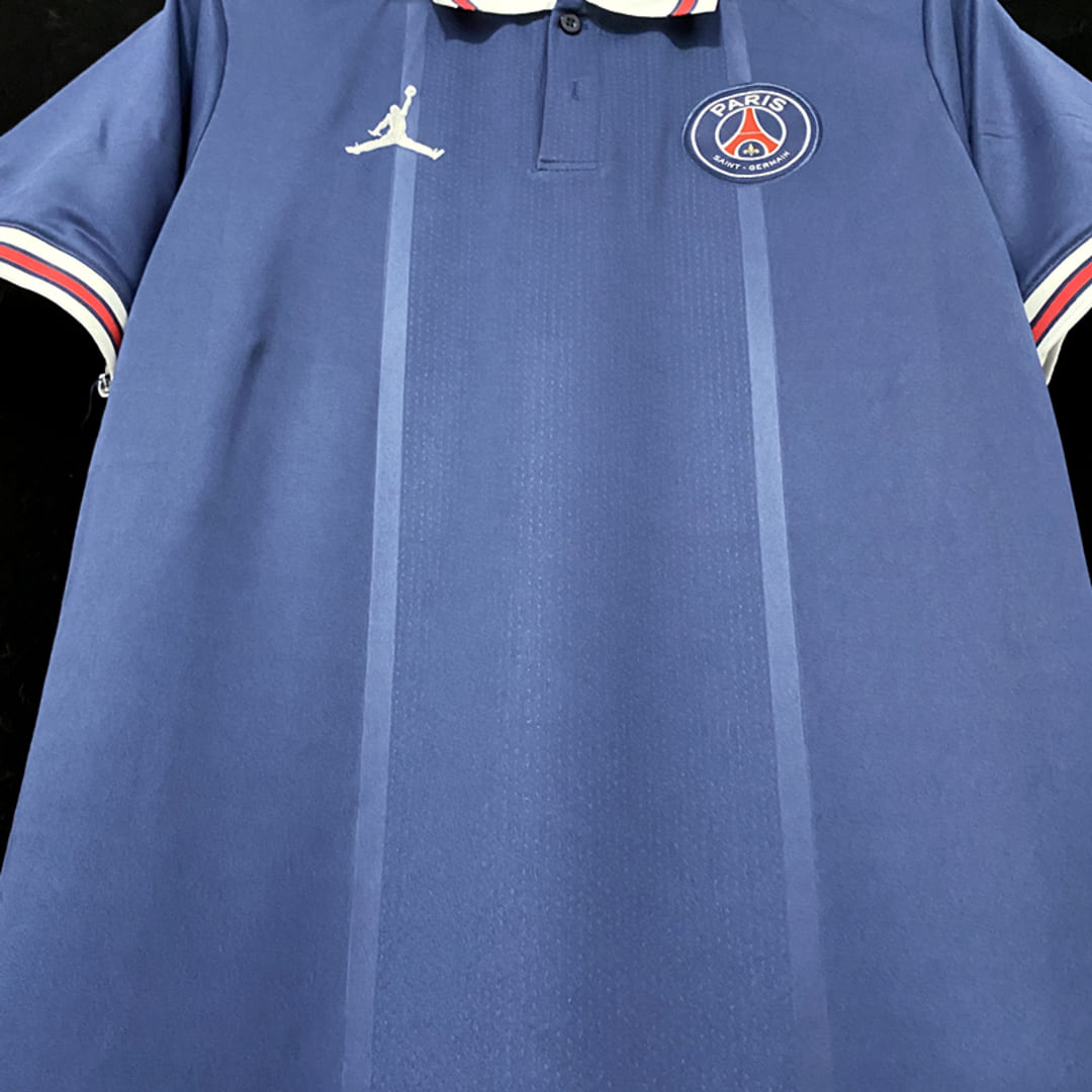 Paris Saint-Germain 2021/22 Polo Jordan Bleu