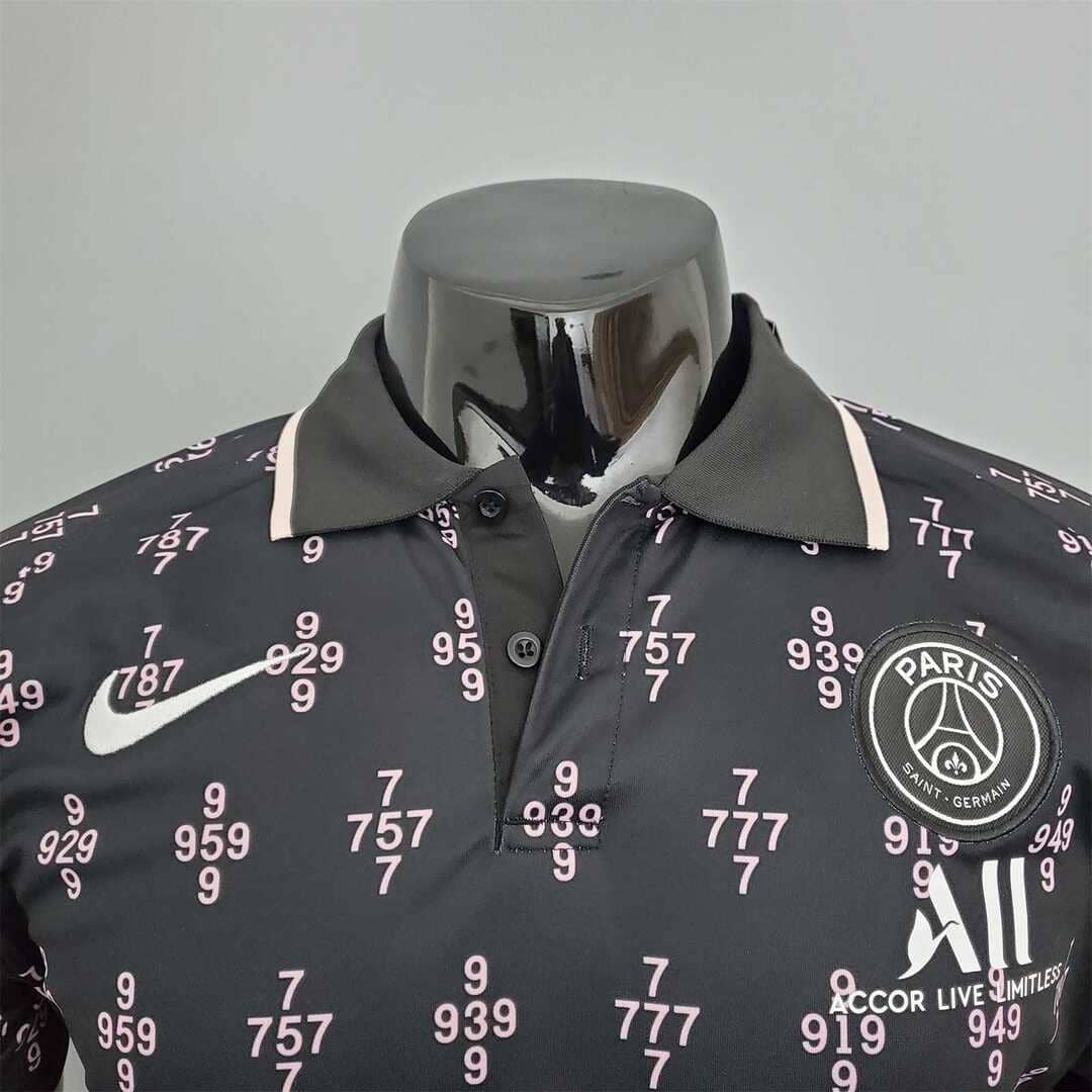 Paris Saint-Germain 2021/22 Polo Noir